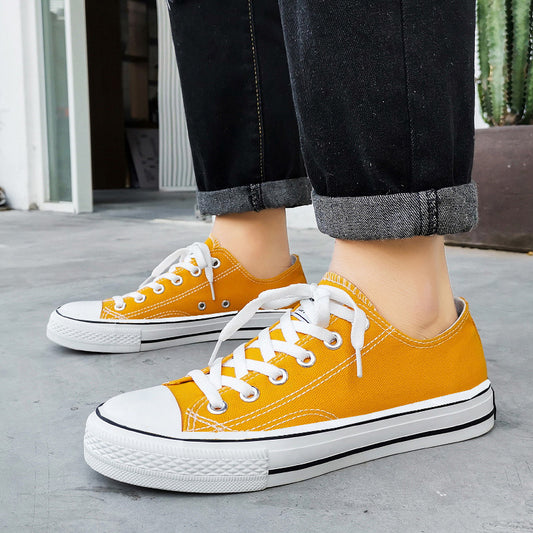 🧼 Men's Casual Canvas Sneakers – Lightweight, Breathable, Everyday Comfort